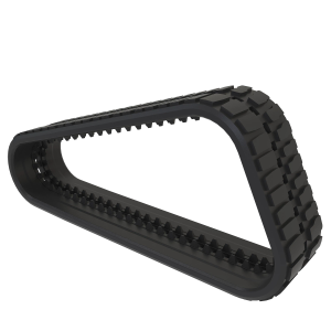 T365334: Zig-Zag Tread Pattern (Y6) Rubber Track, Width 320 mm, Pitch 86 mm, Links 52