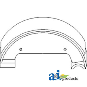 Brake Shoe; Set of 2