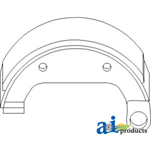 Brake Shoe; Set of 2