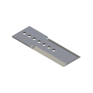 CXT25403: 2 Edge Basecutter Blade, 6 mm Thickness