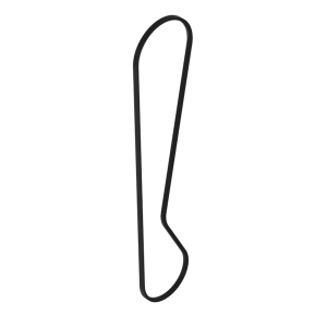 M84223: Mower Drive V-Belt, Effective Length 1582.4 mm (62 inch)