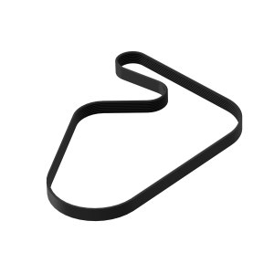 R123437: 8PK Section Engine Fan Drive V-Belt, Effective Length 1545.0 mm (60.8 inch)