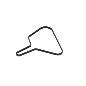 R135605: Engine Auxiliary V-Belt, Effective Length 1945 mm (76.6 inch)