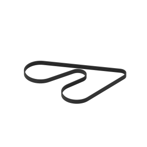 T338840: Engine Pulley V-Belt, Effective Length 1565 mm (61.6 inch)