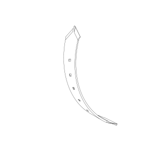 N182109: Left Side Shovel, Width 101 mm