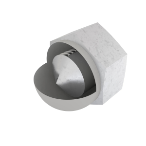 T14388: Hexagonal Crown Nut, 3/8"