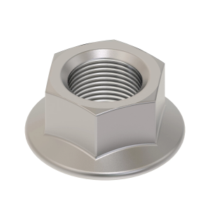 N208006: Hex Flange Nut, M6
