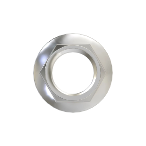 N284121: Hexagonal Flanged Lock Nut, M5